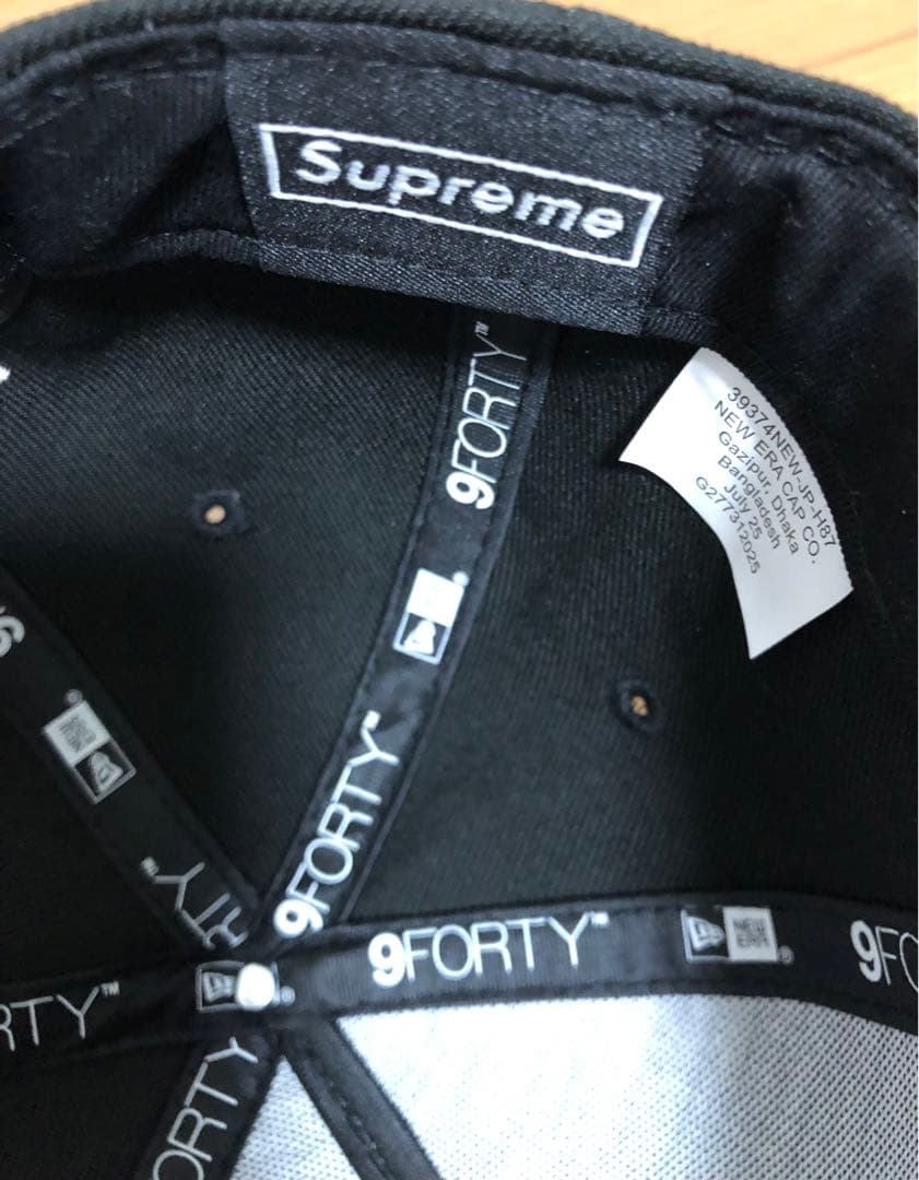 SUPREME 9FORTY ブラックキャップ