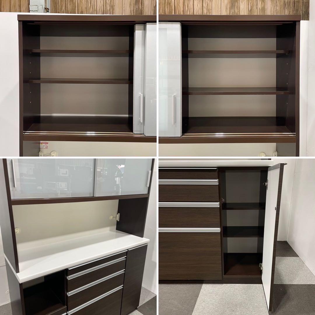 松田家具 Nクラッチレンジ キッチンボード 食器棚 家具 Ma2067