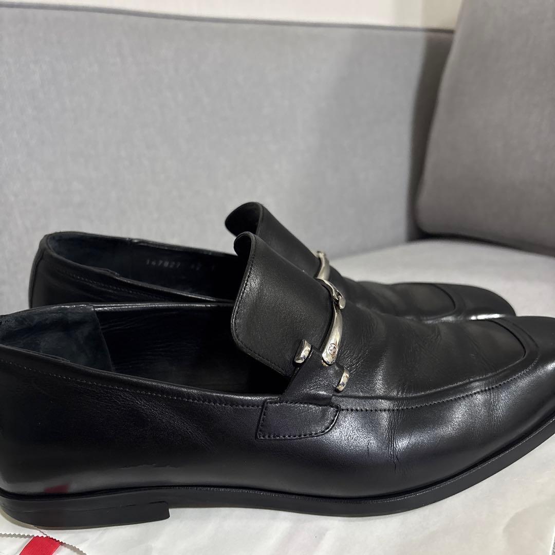 GUCCI ブラック ローファー　42 27cm
