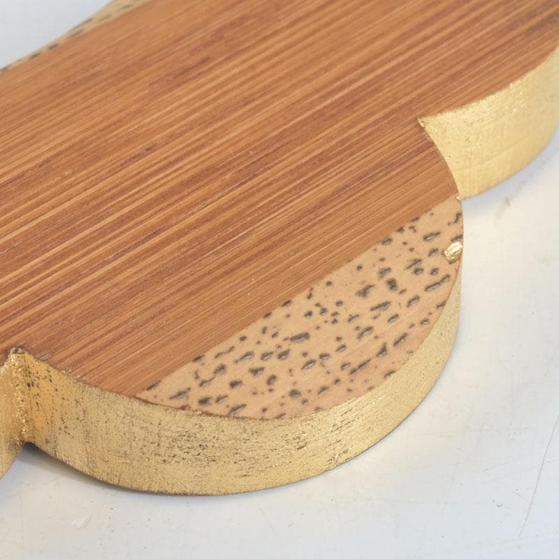 marimo　茶道具　雅象作　古竹内黒柿金塗　松竹香合　共箱　V　9490