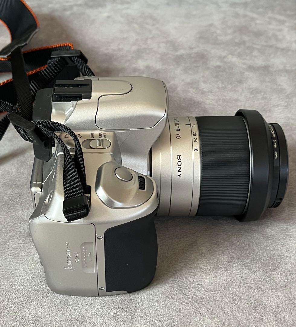SONY α350 レンズキット CFカード16GB 電池2個 充電器 即使用可