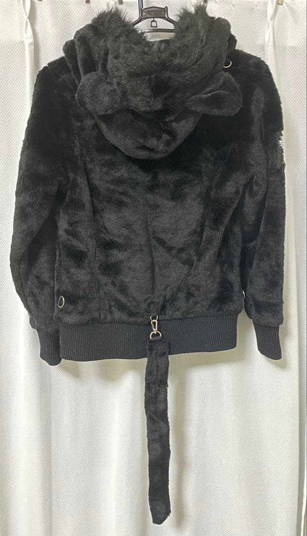 MAD PUNKS MAD GIRL ファージャンパー 猫耳フード しっぽ付き