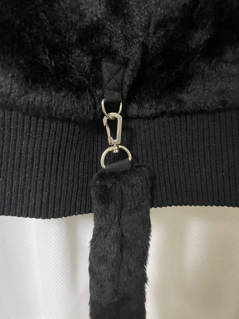 MAD PUNKS MAD GIRL ファージャンパー 猫耳フード しっぽ付き