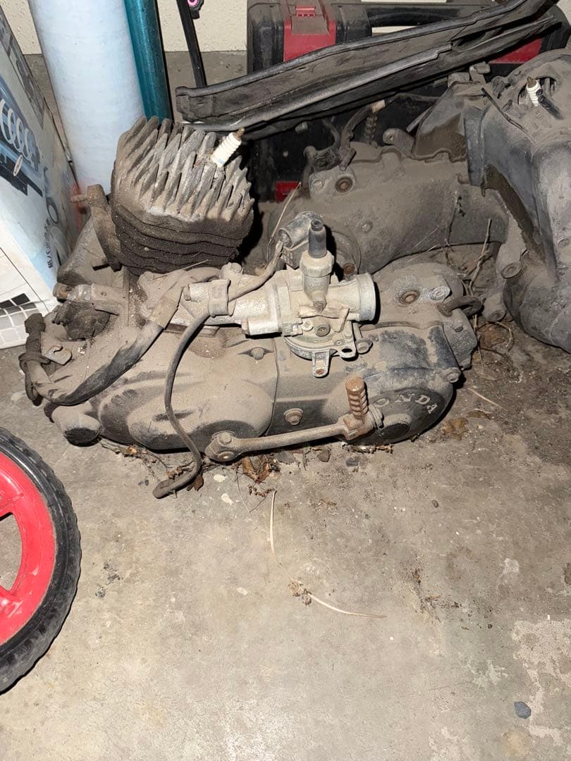 スーパーディオ　不動扱い　実働外し　エンジン　ファンカバー無し