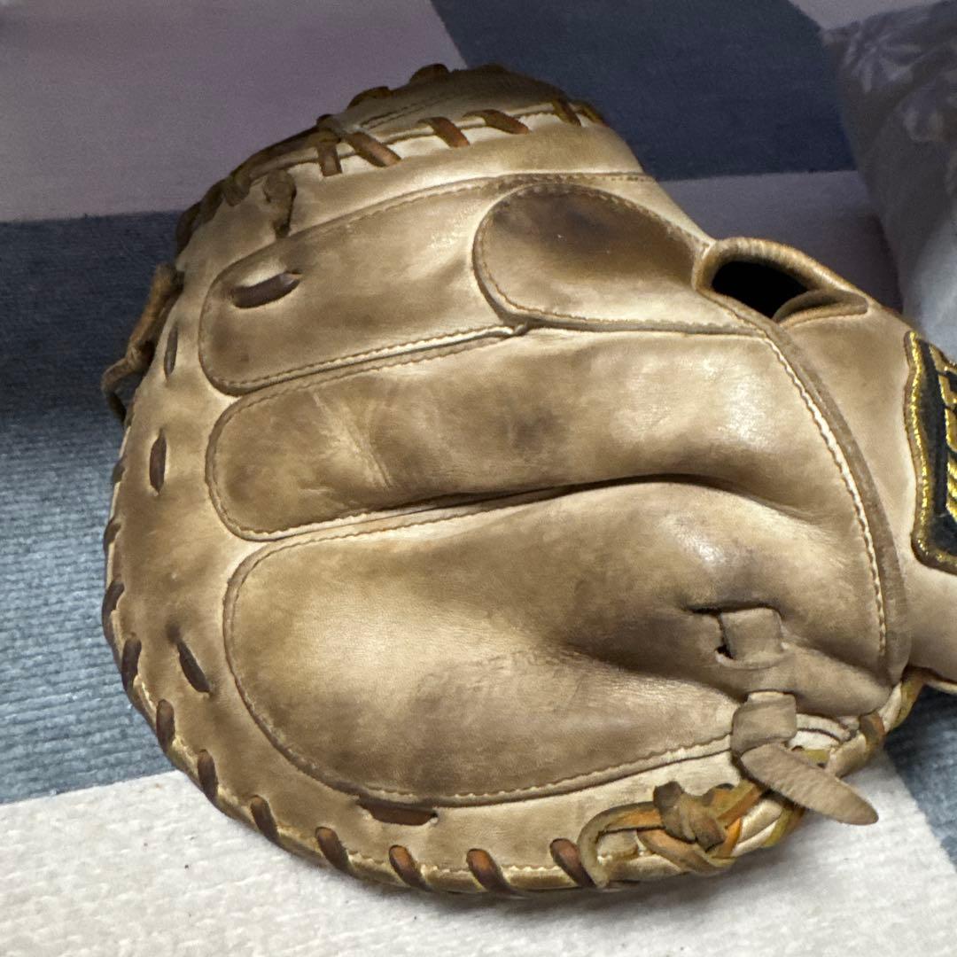 ZETT 軟式野球用キャッチャーミット ベージュ