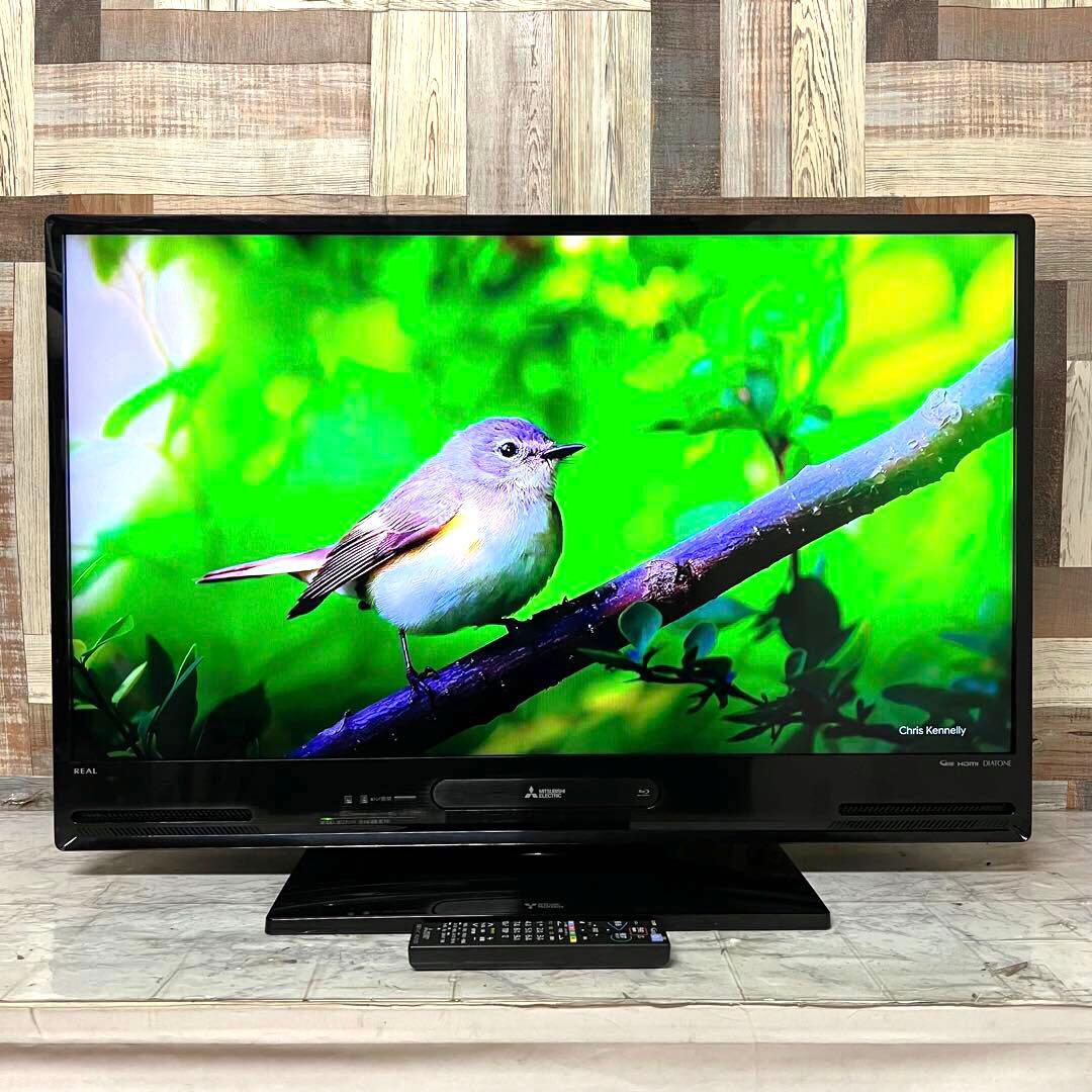 即日受渡❣️全国送料込三菱40型HDD&Blu-ray録画機能内蔵ダビング可能TV