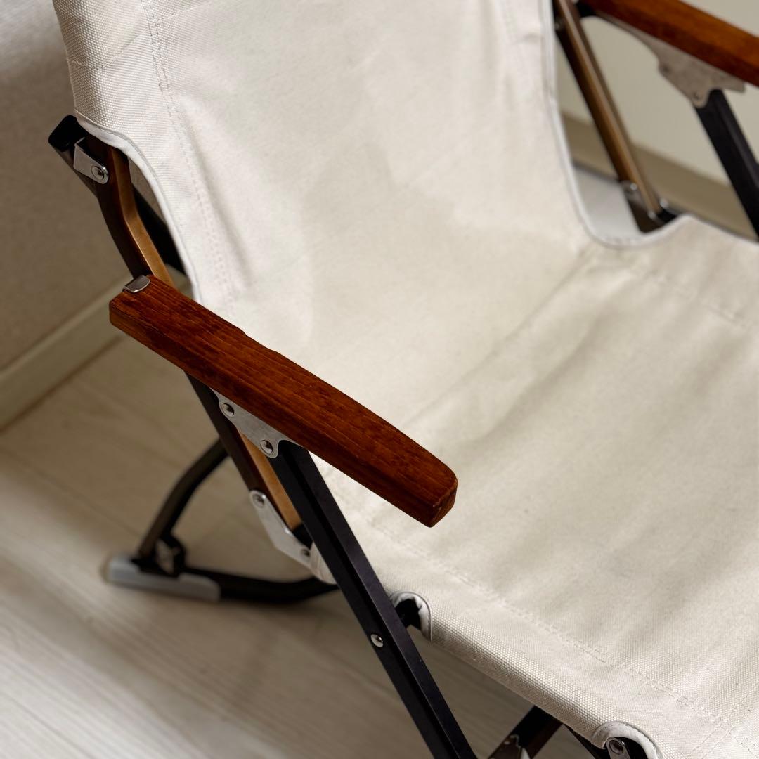 スノーピーク　ローチェアーショート　アイボリー　LV-093IV