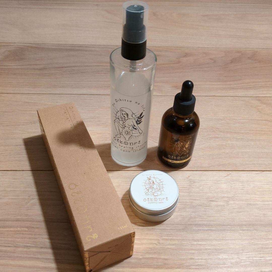 レッグウェア Ochitsu healing oil shusshu