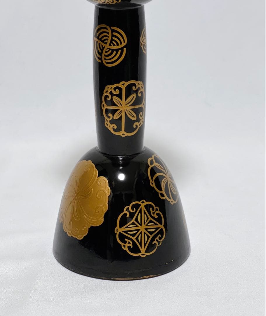 小鼓　胴　丸紋蒔絵