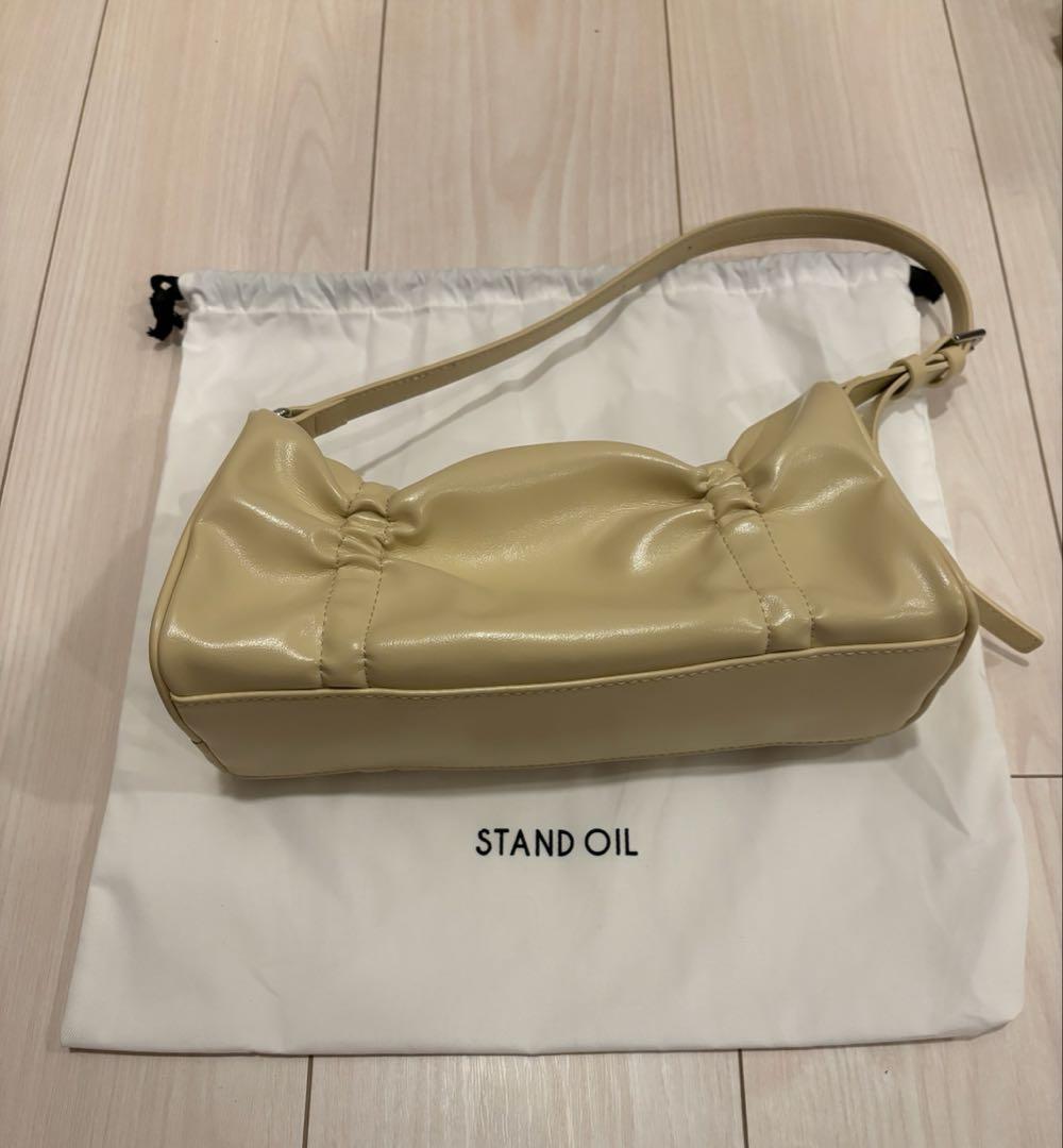 STAND OIL プリーツバッグ　PLEATS BAG Butter