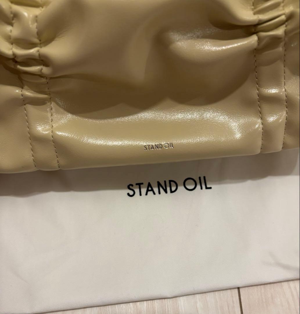 STAND OIL プリーツバッグ　PLEATS BAG Butter