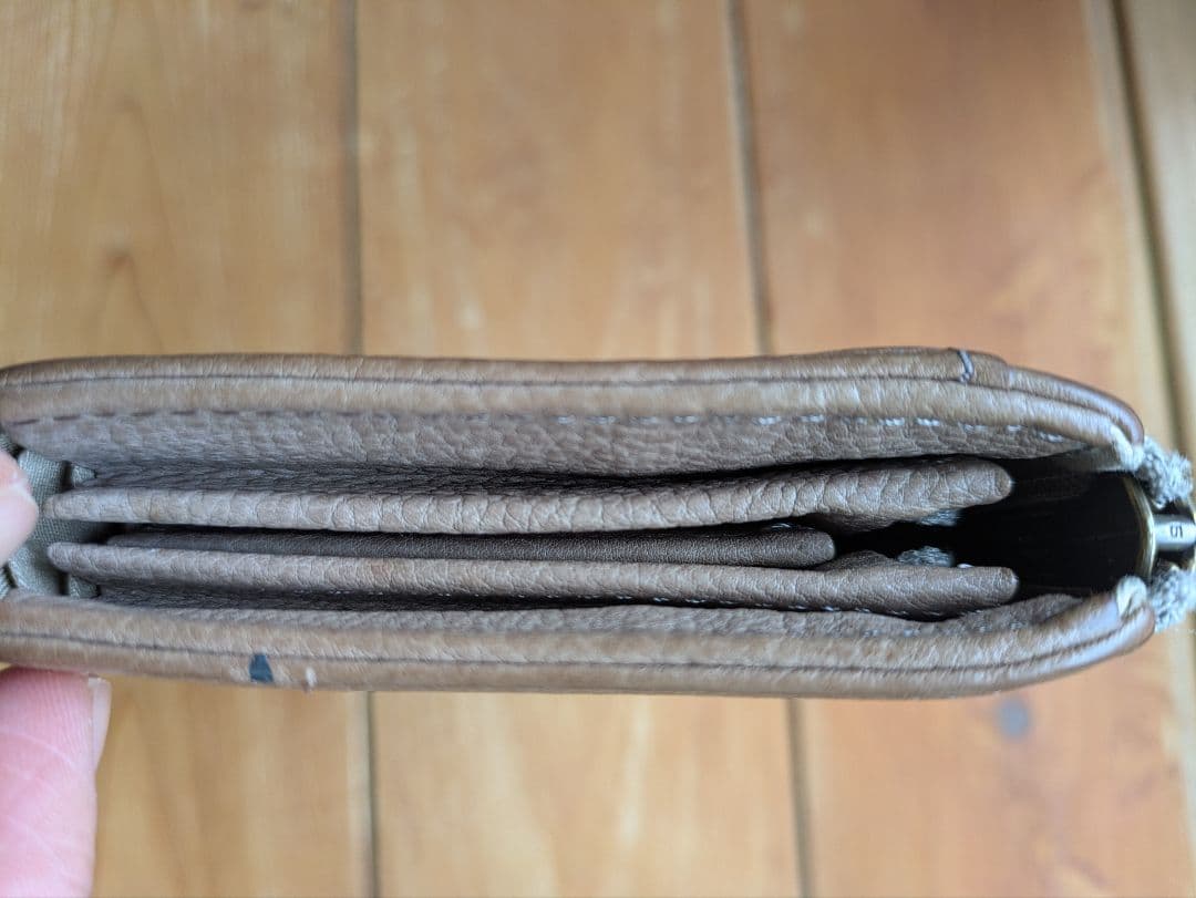 ダコタ　アニマーレ　長財布　グレー