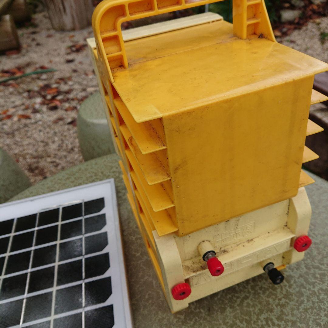 電気柵末松電子デンエモン、10W ソーラー、チャージコントローラー3点セット②