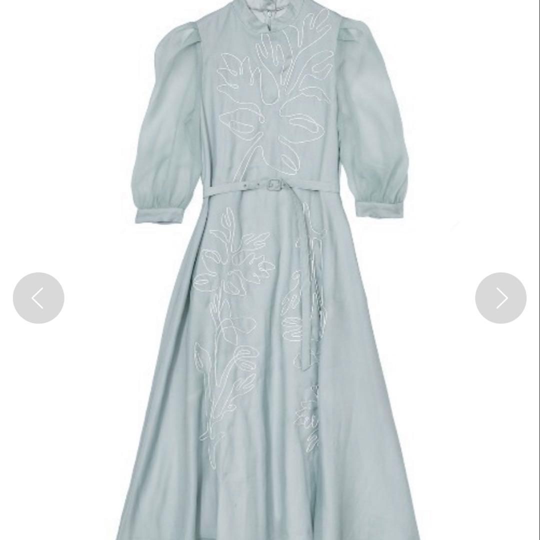 ワンピース MEDI FOREST EMBROIDERY DRESS