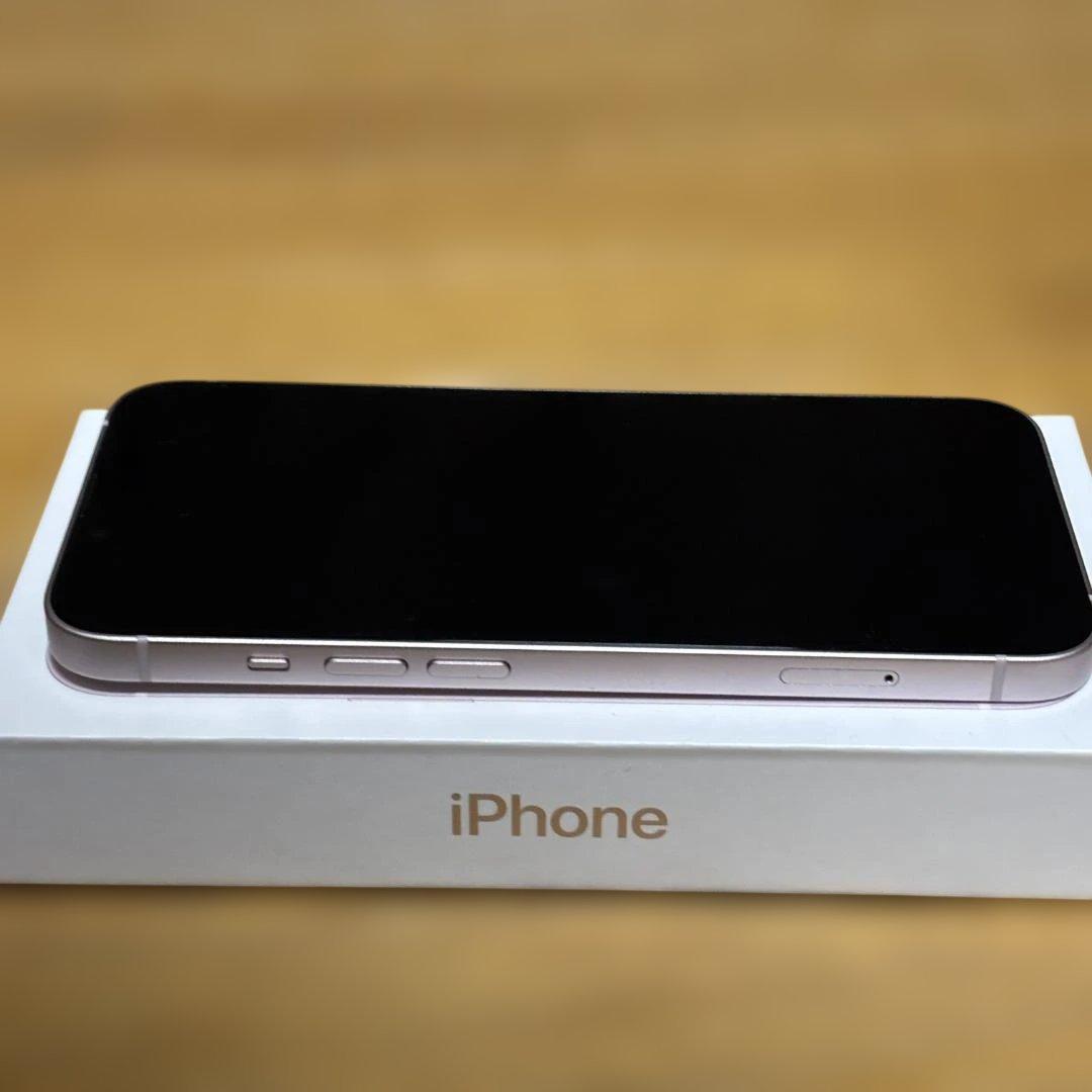 美品 Apple iPhone13 128GB ピンク SIMフリー