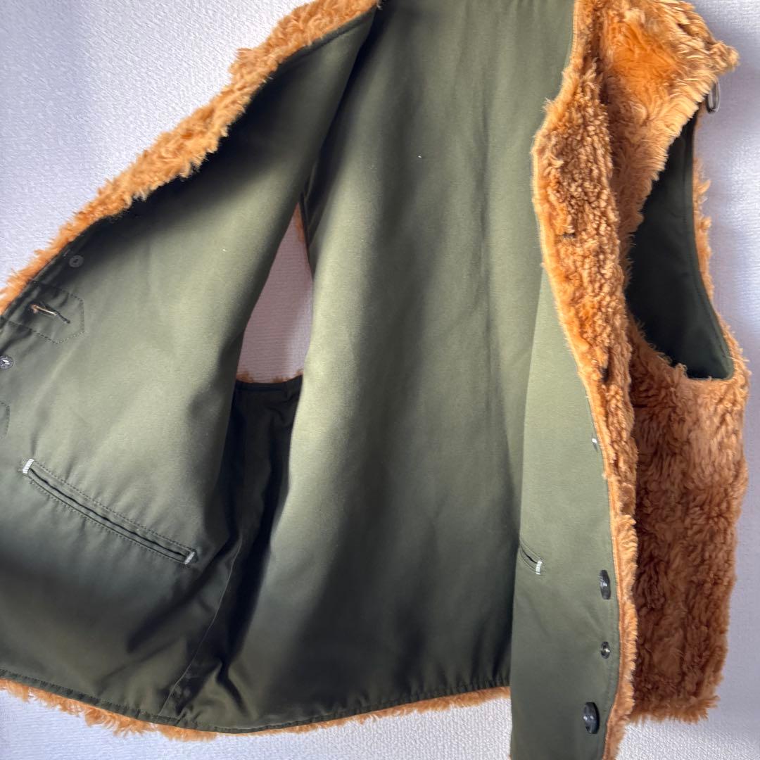 【ガーメンツ】 S♪ ネペンテス メンズ リバーシブル ベスト グリーン