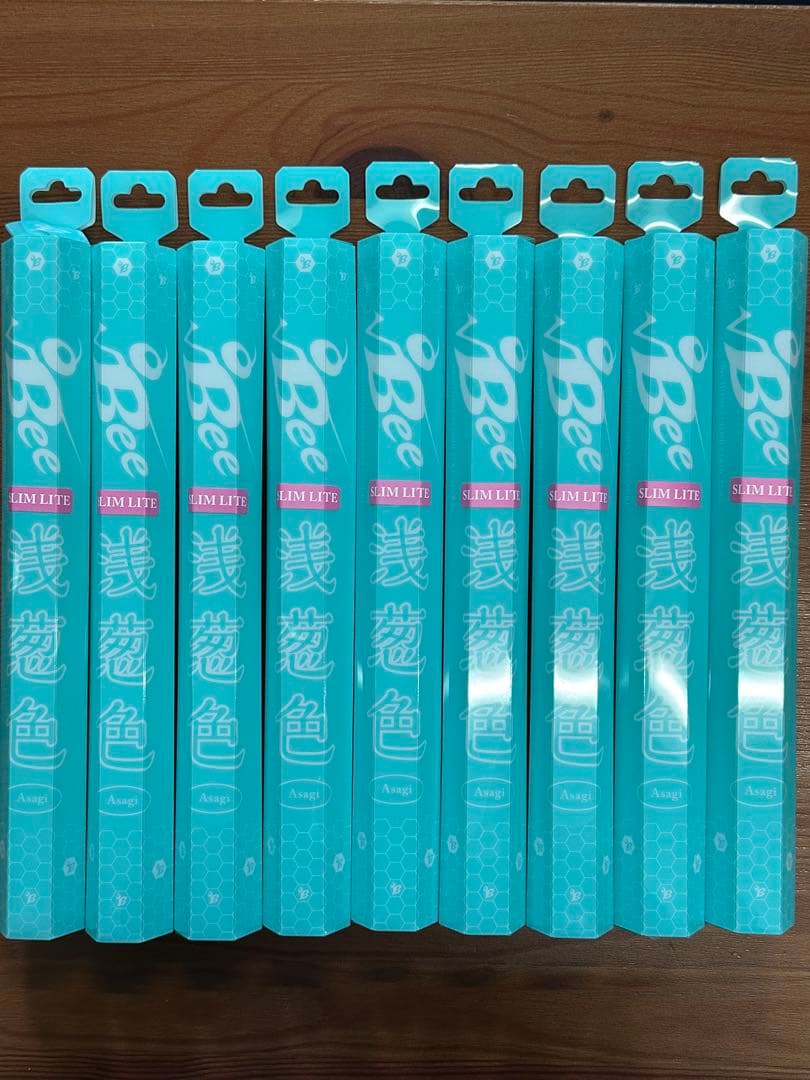 Bee ゴルフグリップ 水色 9本セット