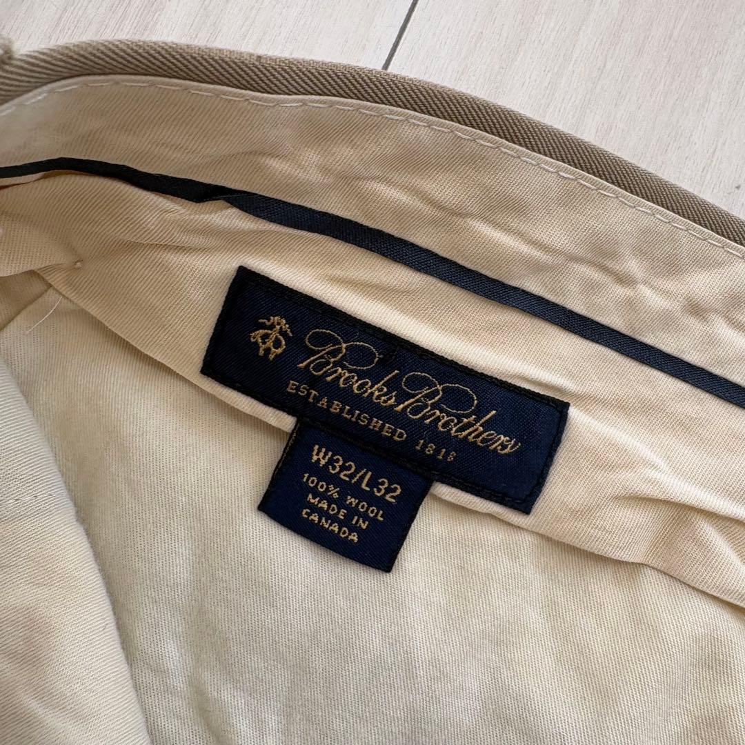 -00s ブルックスブラザーズ ウールギャバジントラウザーズ 実寸30×29
