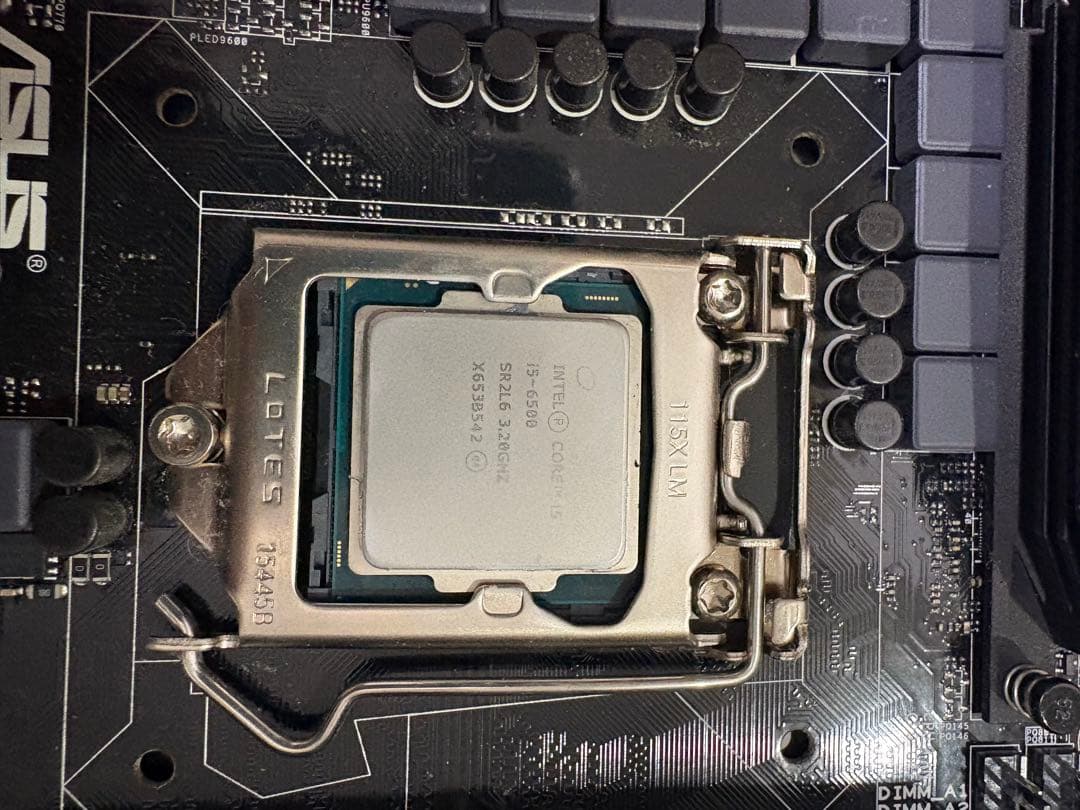 PCパーツ H170 マザー i5 6500 DDR4 16GB 1050ti他