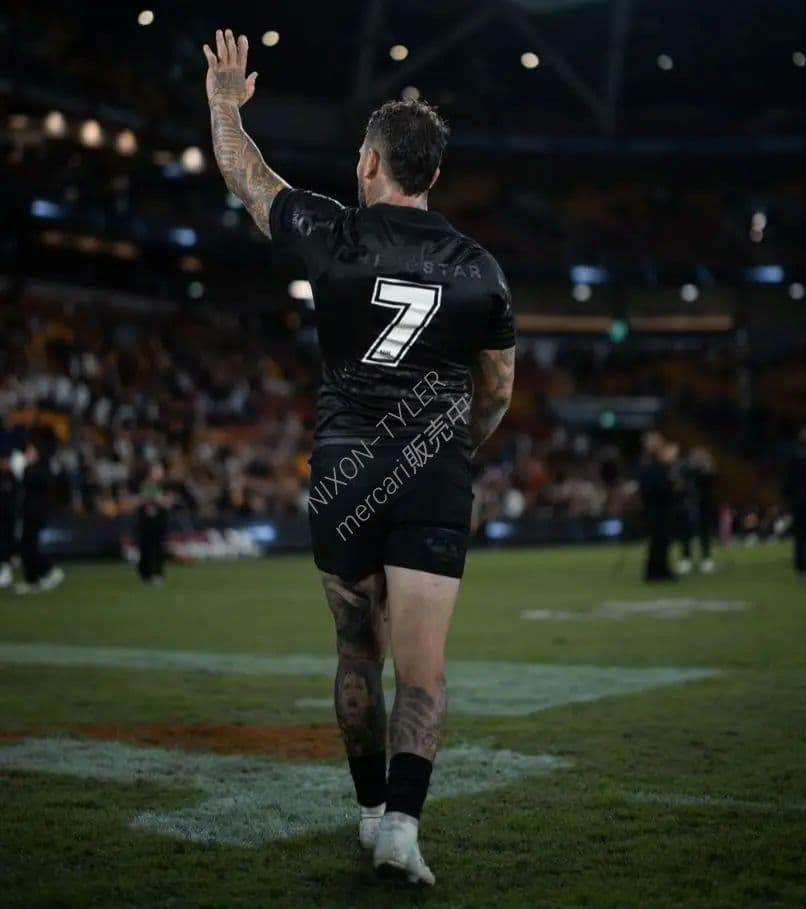 【海外Ｌサイズ】NRL ブリスベン・ブロンコス 2025 ブラックジャージ