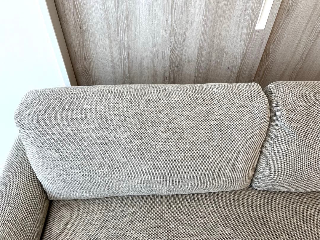 美品【unico】TRELソファ 3シーター 定番ベージュ【8/31まで!!】