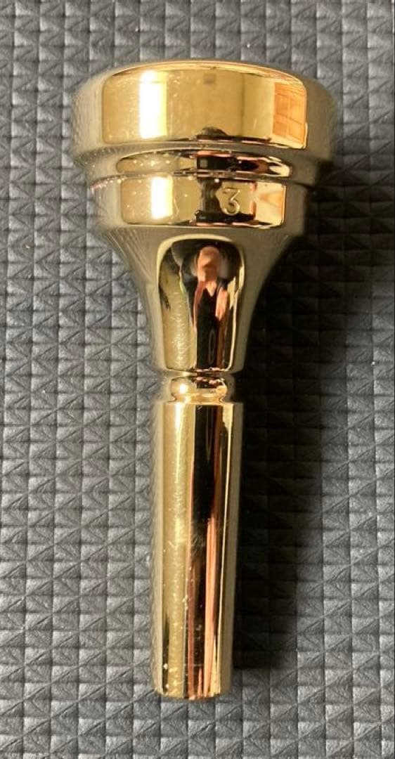 Denis Wick　テナーホルン(アルトホルン)マウスピース　3　金メッキ