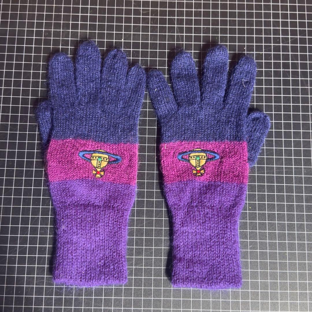 手袋ヴィヴィアンウエストウッド　モヘアニット　2枚おまとめ売り