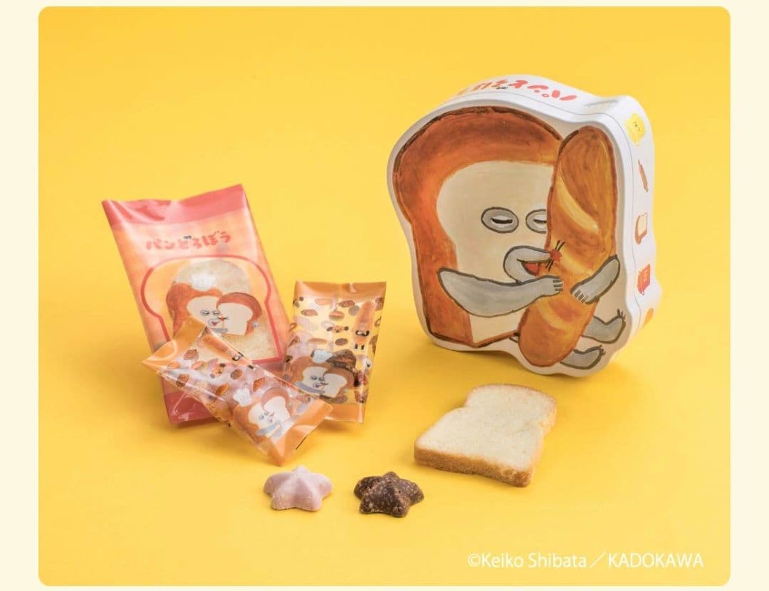 パンどろぼう☆4個セット☆缶☆チョコ☆クランチ☆シュガーバターラスク☆