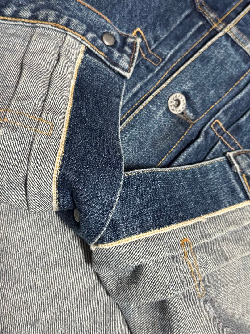 EVISU 初期 EVISタグ 1st 大戦モデル 白カモメ デニムジャケット