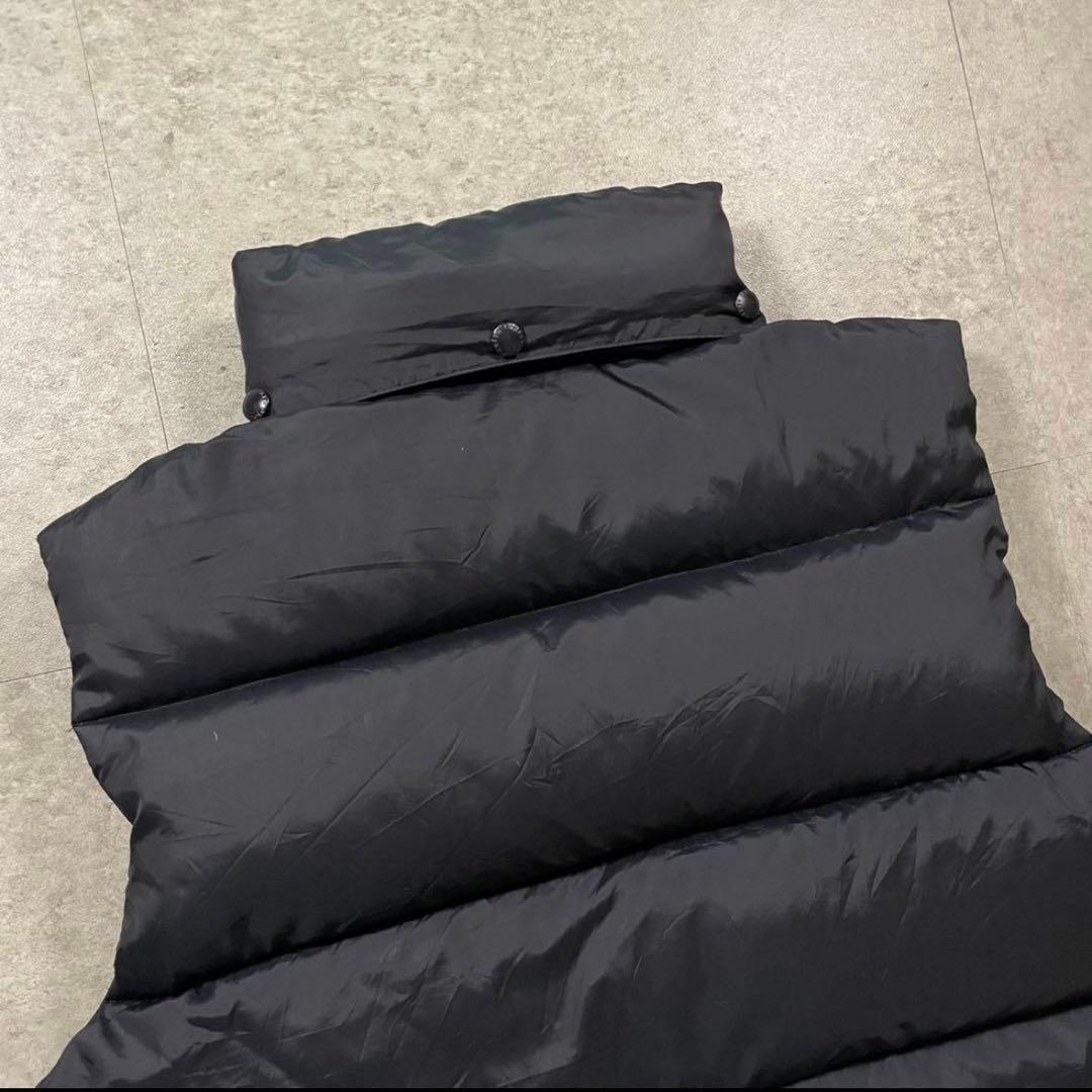 POLO RALPH LAURENダウンベスト フード収納ブラックオレンジポニー