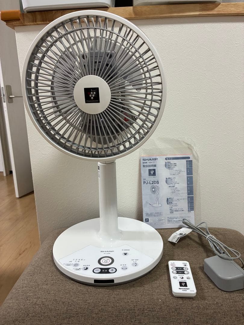 SHARPプラズマクラスター扇風機　PJ-L2DS