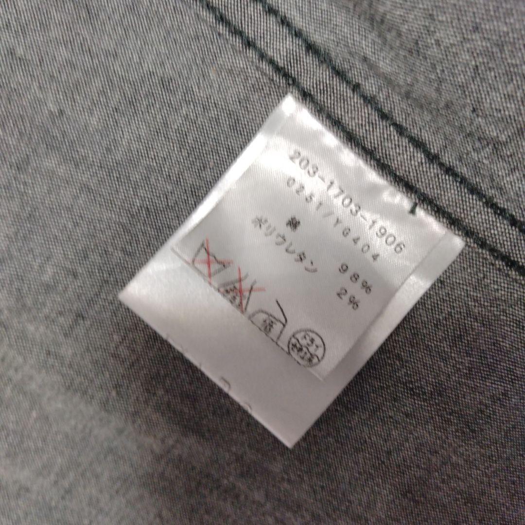 【匿名配送】GUCCI　グッチ　デニムジャケット　フレア袖　ダークグレー　38