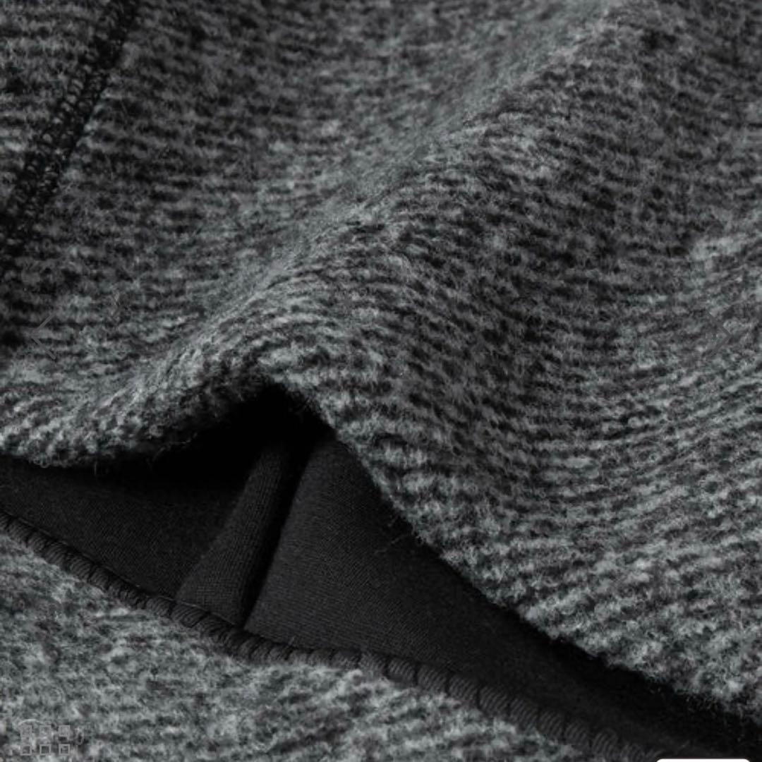 人気完売品　アダムエロペ　ツイードボンディングコーディガン ボンディングコート