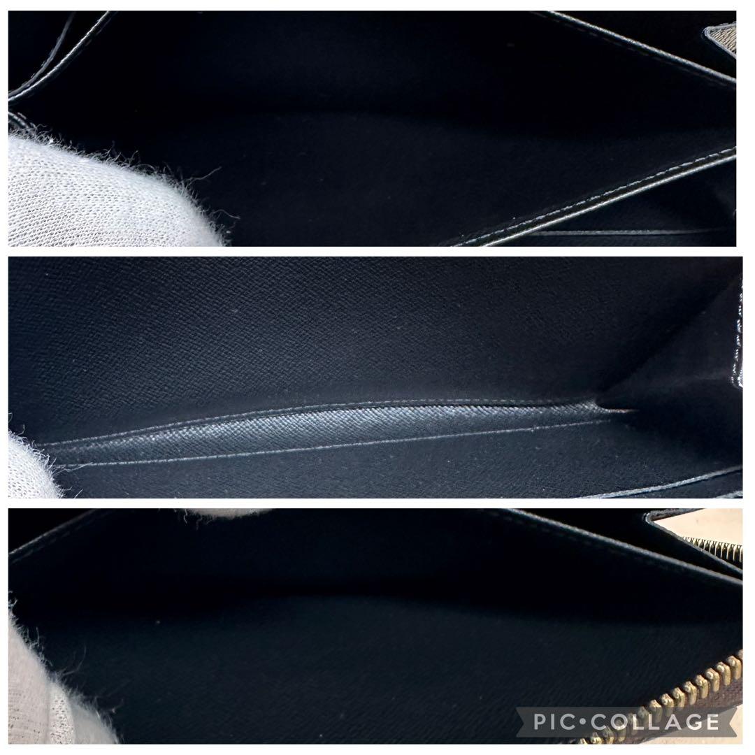 【使用わずか】ルイヴィトン ジッピー モノグラム リバース ジャイアントRFID