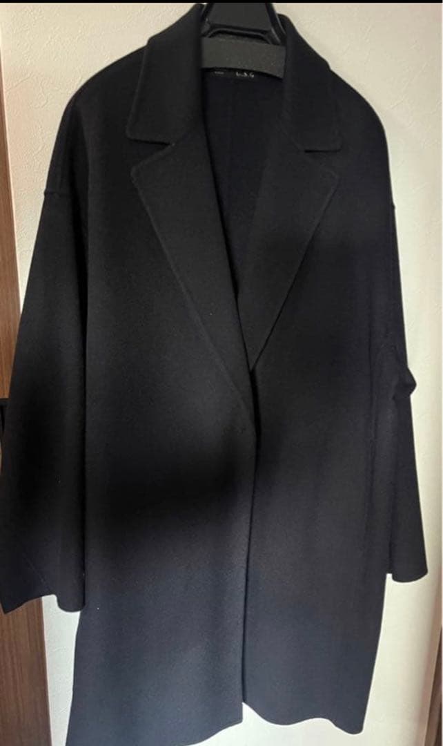 【出品明日まで】カレンソロジー ウールカシミヤビーバーコート　ネイビー