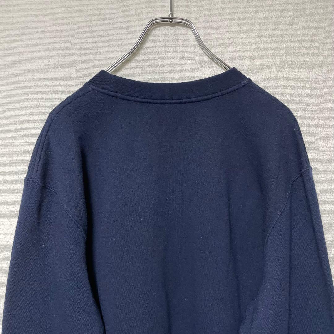 ラコステ マルチワニ ロゴワッペン トレーナー スウェット 裏起毛 ネイビー