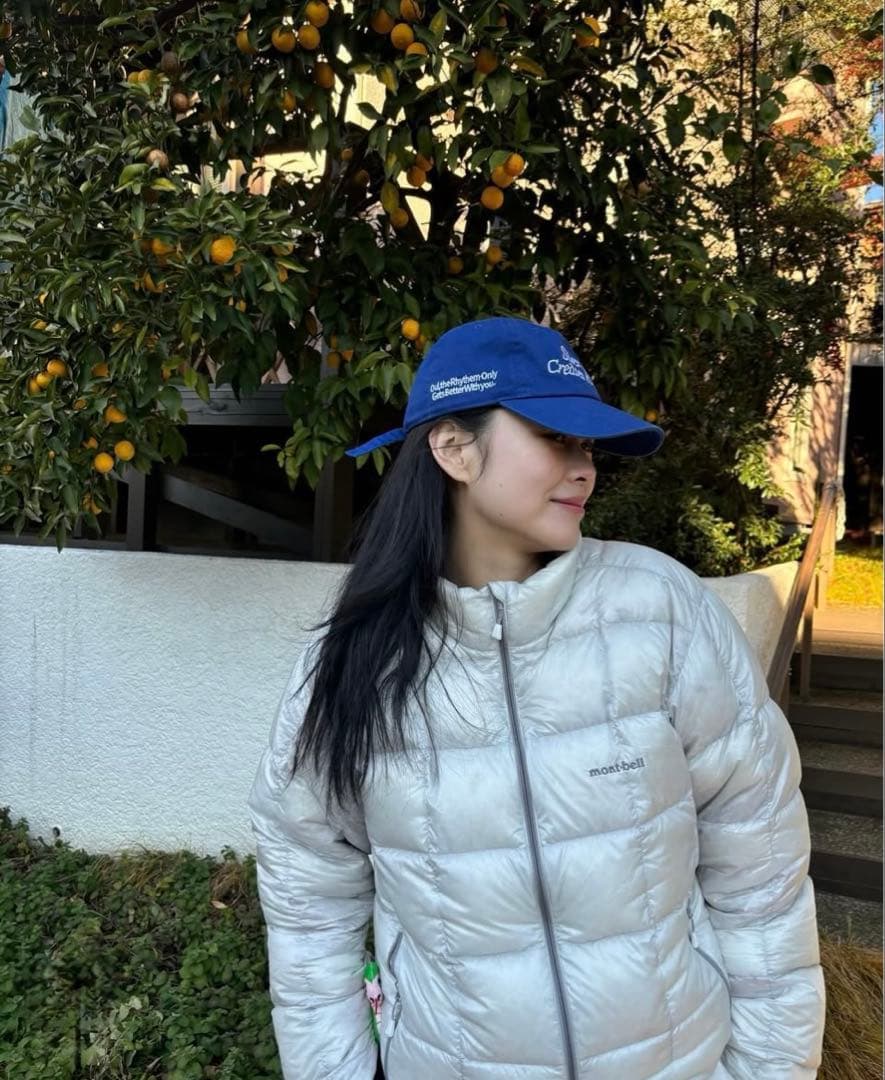 今期完売品　 モンベル スペリオダウンジャケット　S ライトグレー　田中シェン着