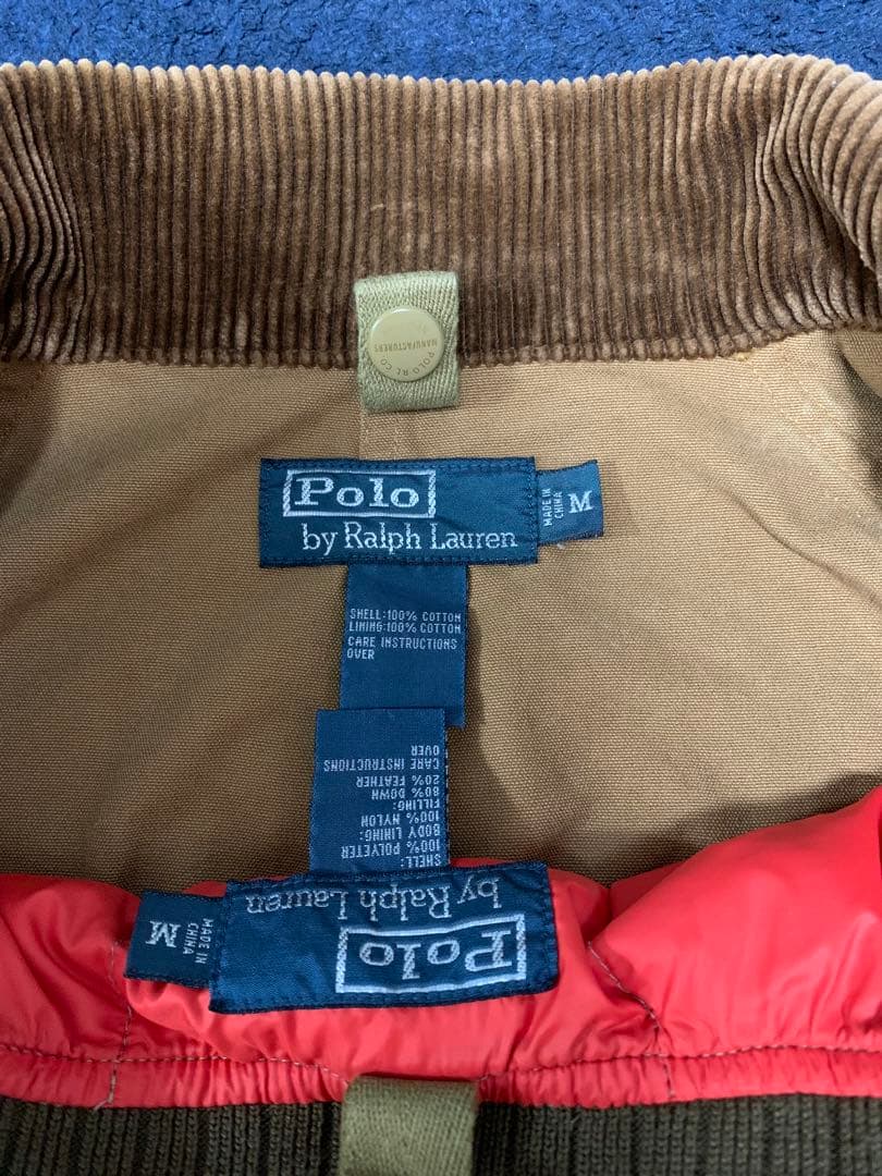 90sPolo Ralph Lauren ハンティングジャケット　ダウンベスト