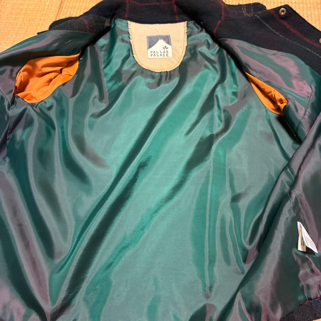 パラスパレス ウール チェックコート