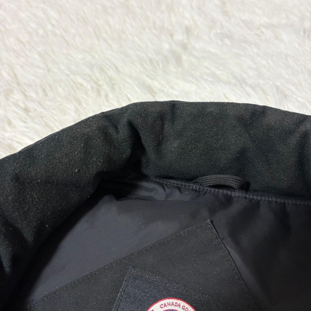カナダグース ダウンベスト L ブラック 4154M ホログラム ワッペン
