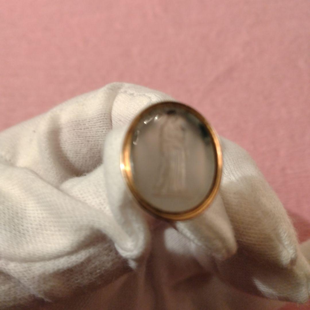 お値下げ（25日まで）　k9 フォブシール　女性像　イギリス