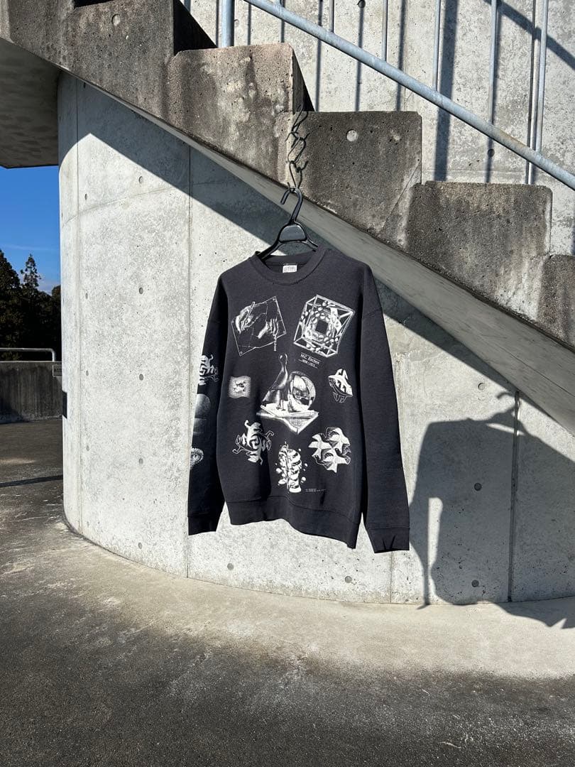90s M.C.エッシャー スウェット