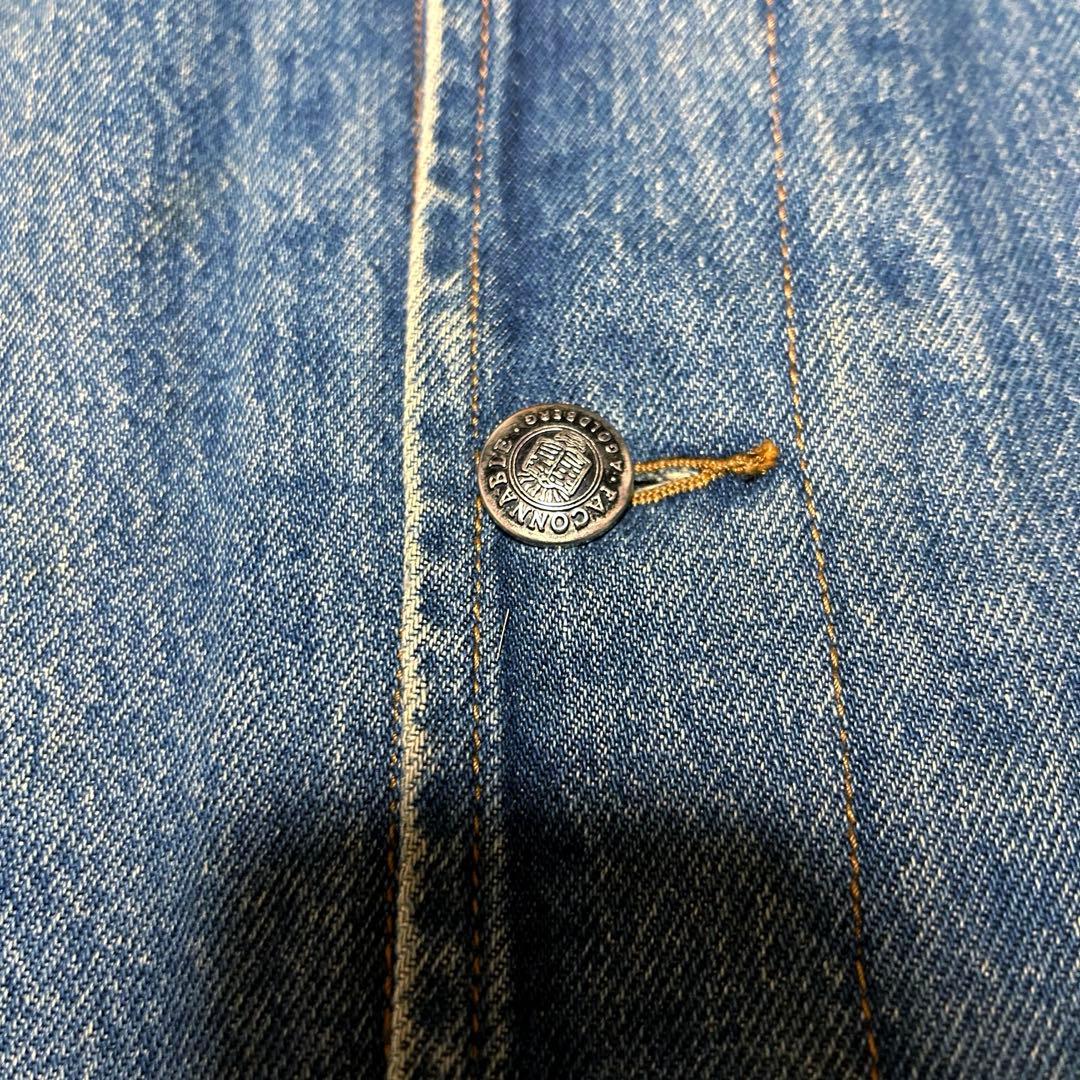 FAÇONNABLE JEAN'S 90s チェック柄 裏地 カバーオール XL