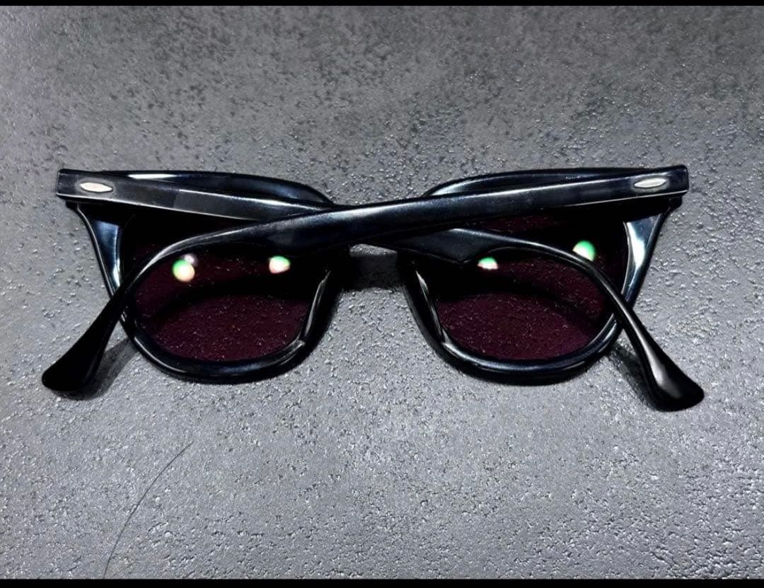 ボシュロム Z87 クロスヒンジ ブラック 46/18 vintage USA