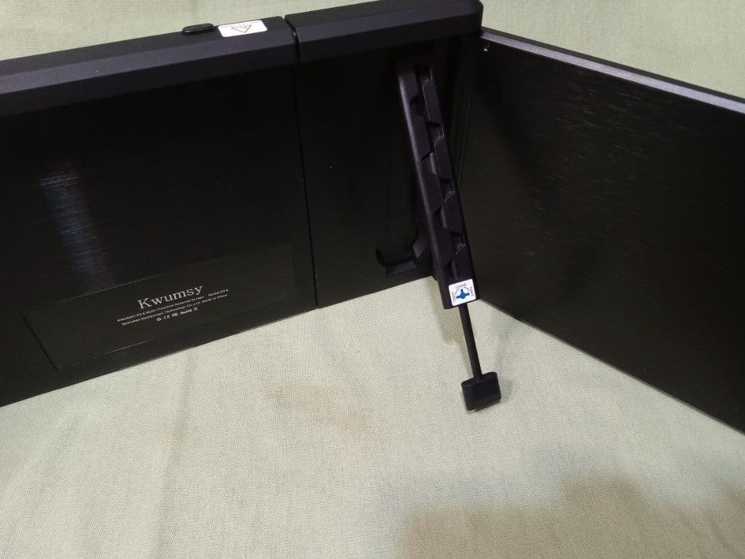 12インチ デュアル モバイルモニター KWUMSY P2Sトリスクリーン