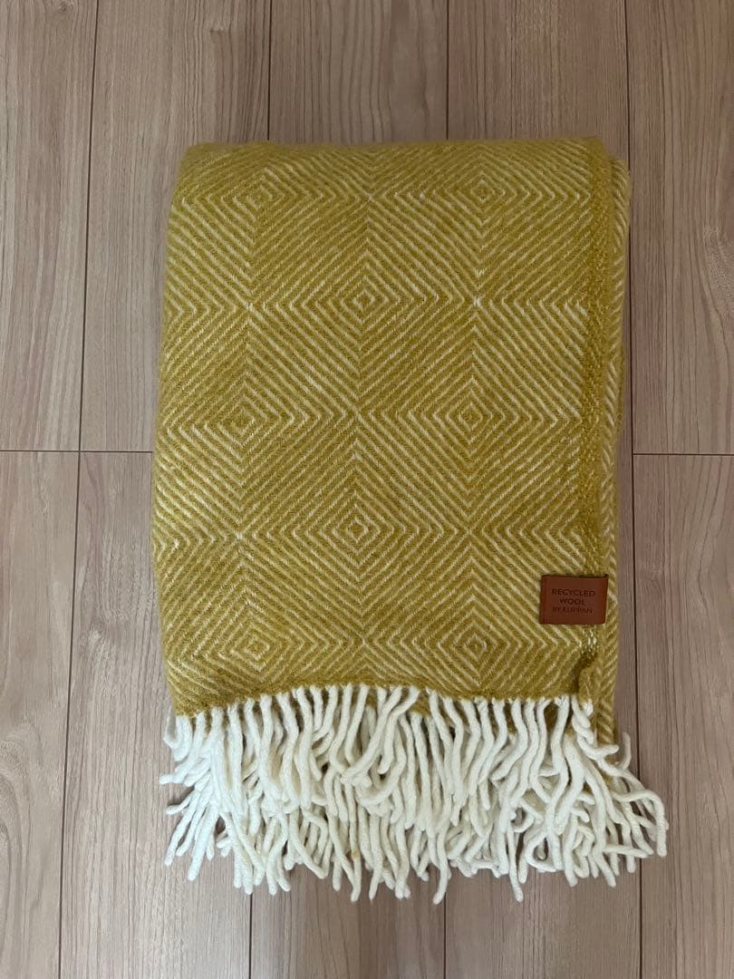 クリッパン　KLIPPAN グースアイ リサイクルウールスロー