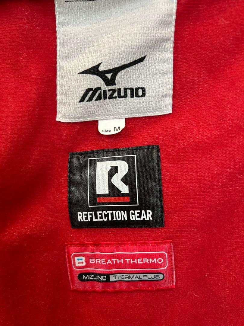 mizuno スキーウェア 上下 Mサイズ メンズ 紺 ネイビー スノーウェア