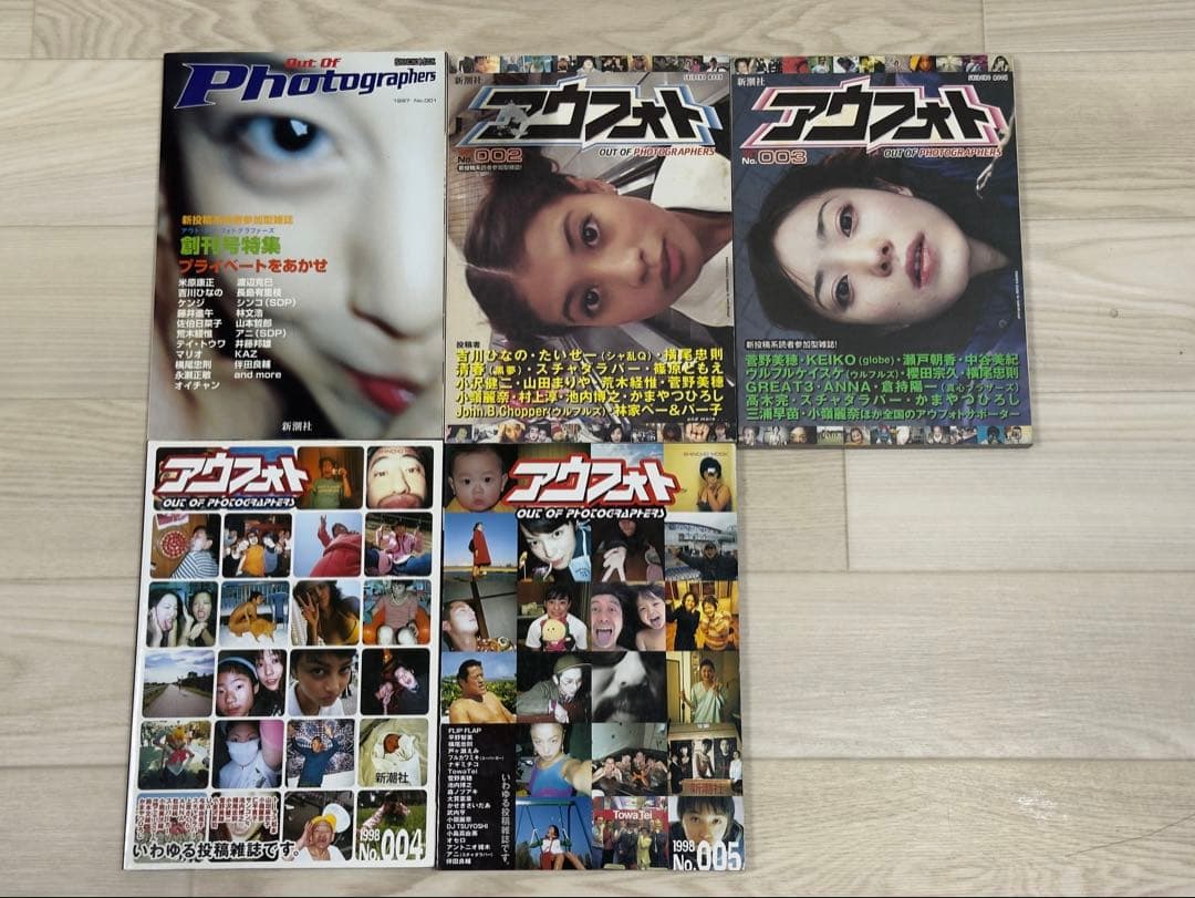 アウフォトout of photographers 001-005 5冊セット