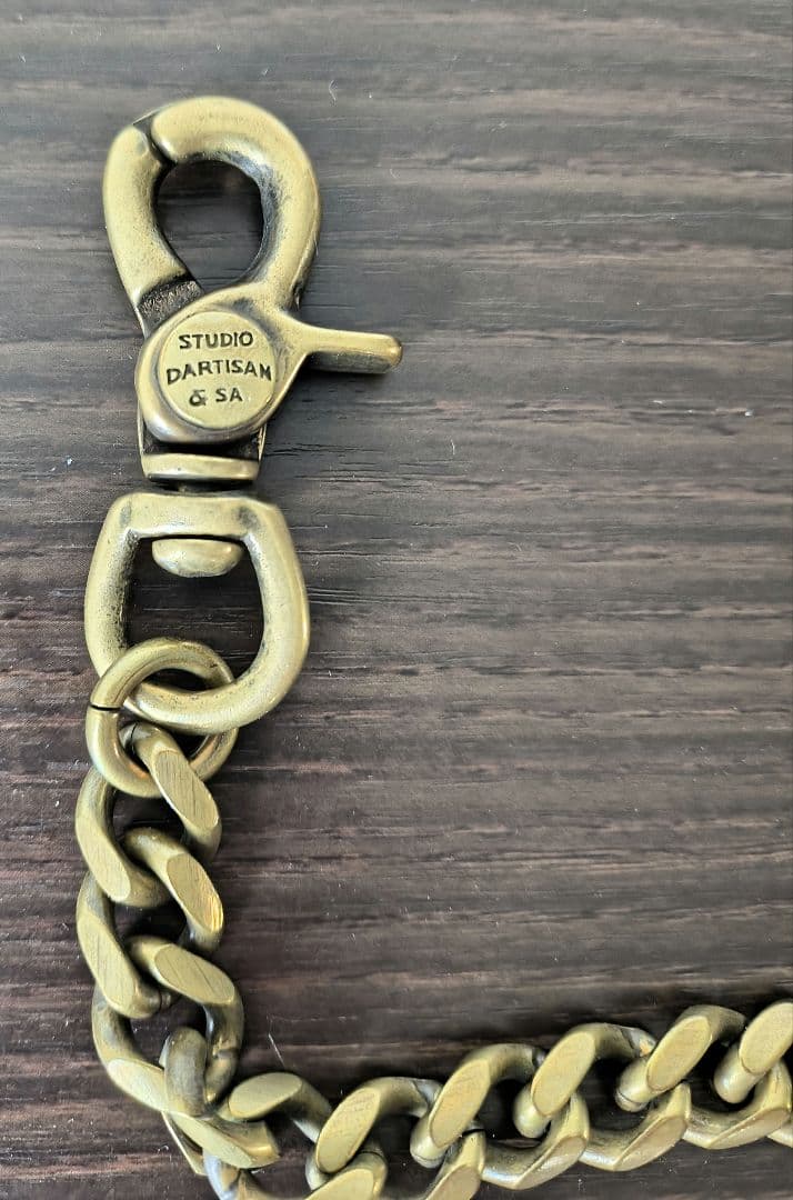 STUDIO D'ARTISAN ウォレットチェーン ゴールド ダルチザン