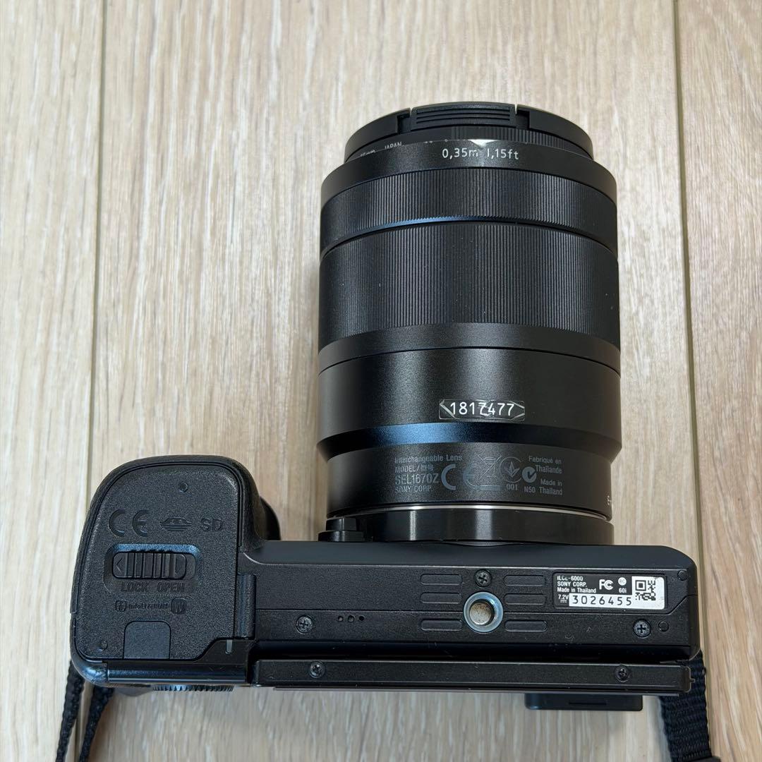 【フィルター付】SONY α6000 SEL1670Z ツァイス